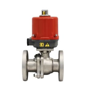 VALVULA BOLA BRIDADA CON ACTUADOR ELECTRICO 1