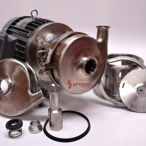 BOMBA YC SANITARIA CENTRIFUGA CLAMP 1.5 X 1.5 X 4 TIPO D T316 C/MOTOR 1HP 2P 3500 RPM