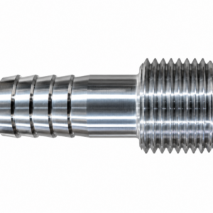 ADAPTADOR SANITARIO MACHO CON ESPIGA MANGUERA T304 3/4 X NPT 3/4