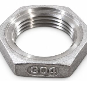 TUERCA ROSCADA HEXAGONAL CON RANURA PARA EMPAQUE T304 NPS 1/2