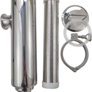 FILTRO CLAMP TIPO L C/MALLA 1MM INOX T316